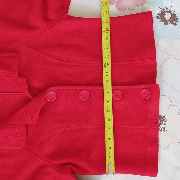 Chloe red bell sleeve copped jacket - Picture 12 of 14
